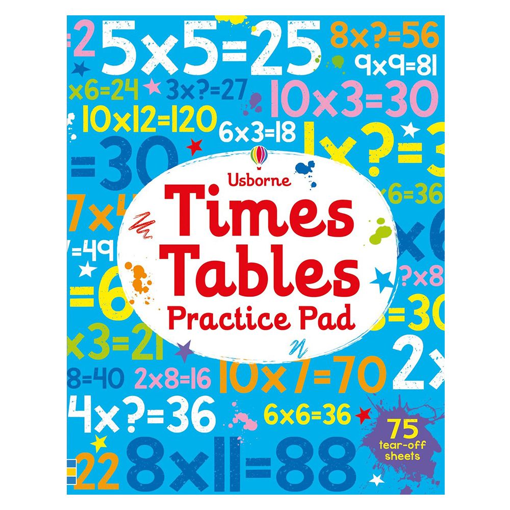 كتب أسبورن-  كتاب جداول الضرب Times Tables Practice Pad  