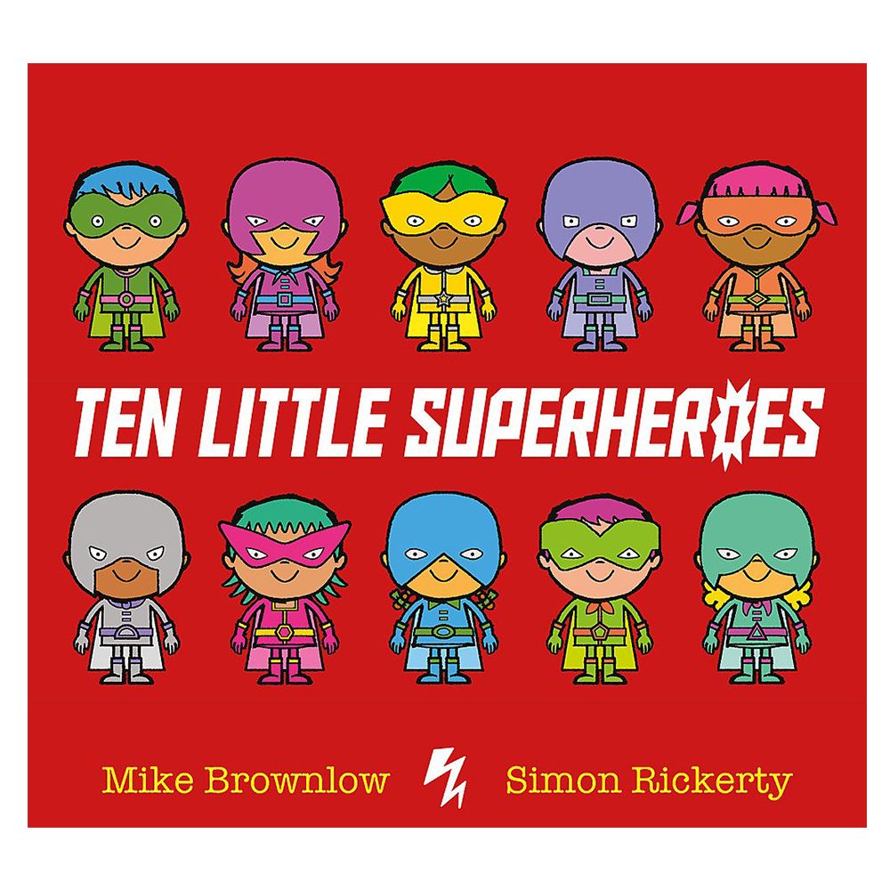 كتاب Ten Little Superheroes