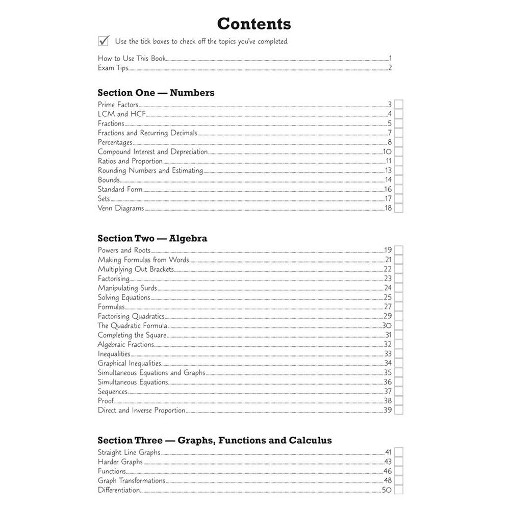 كتاب التمارين امتحانات Edexcel (GCSE) رياضيات للصفوف 1-9