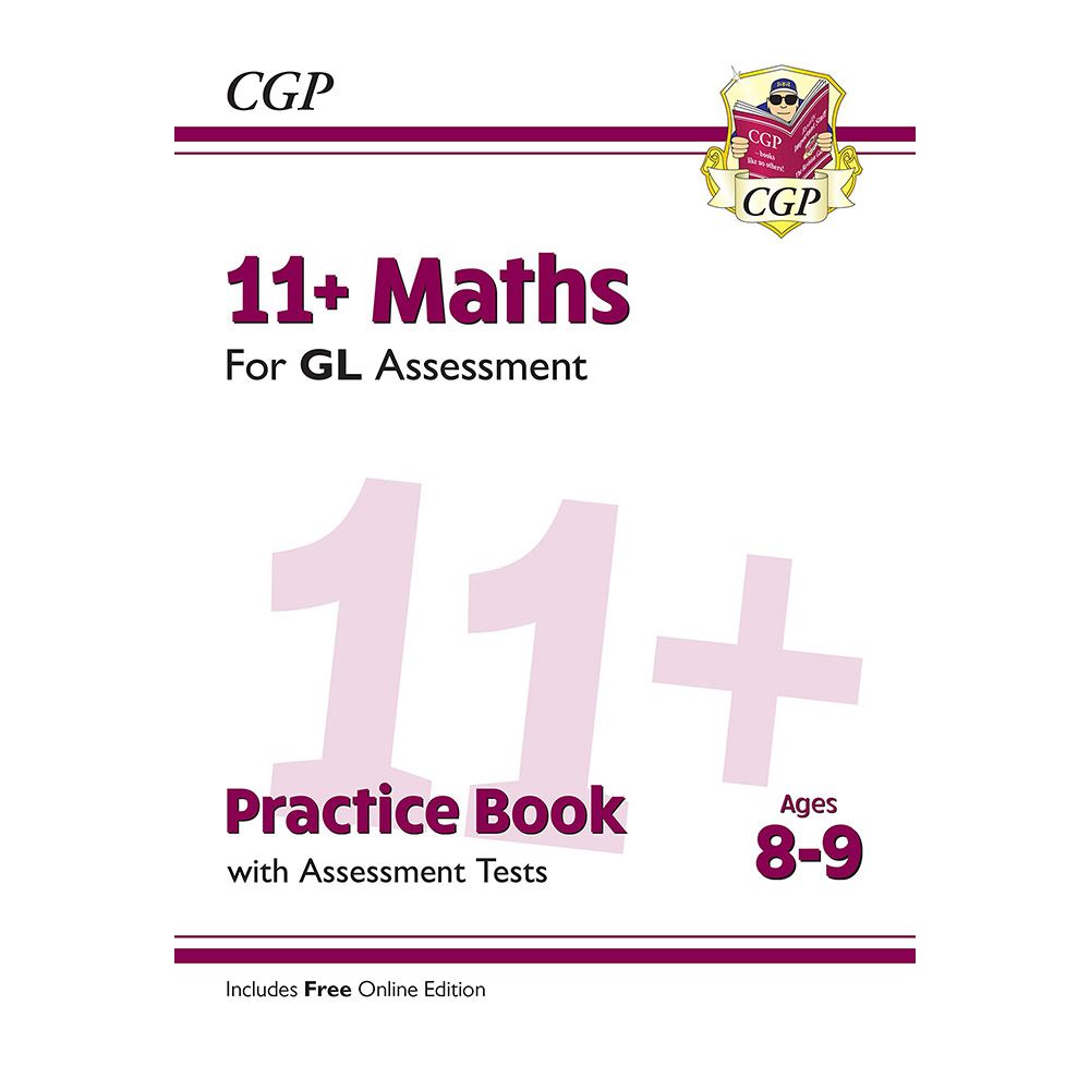 كتاب 11+ GL Math's Practice Book & Assessment Tests - Ages 8-9