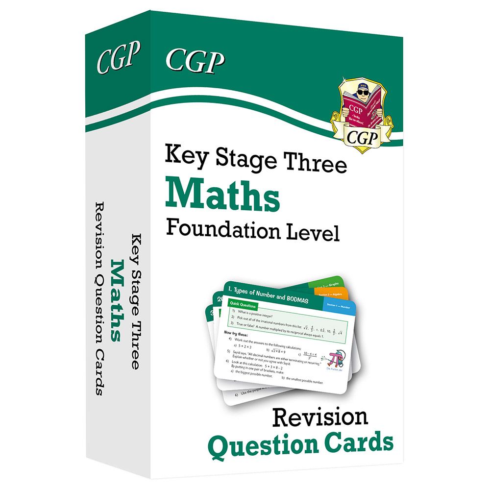 كتاب Ks3 Math's Revision Question Cards - Foundation