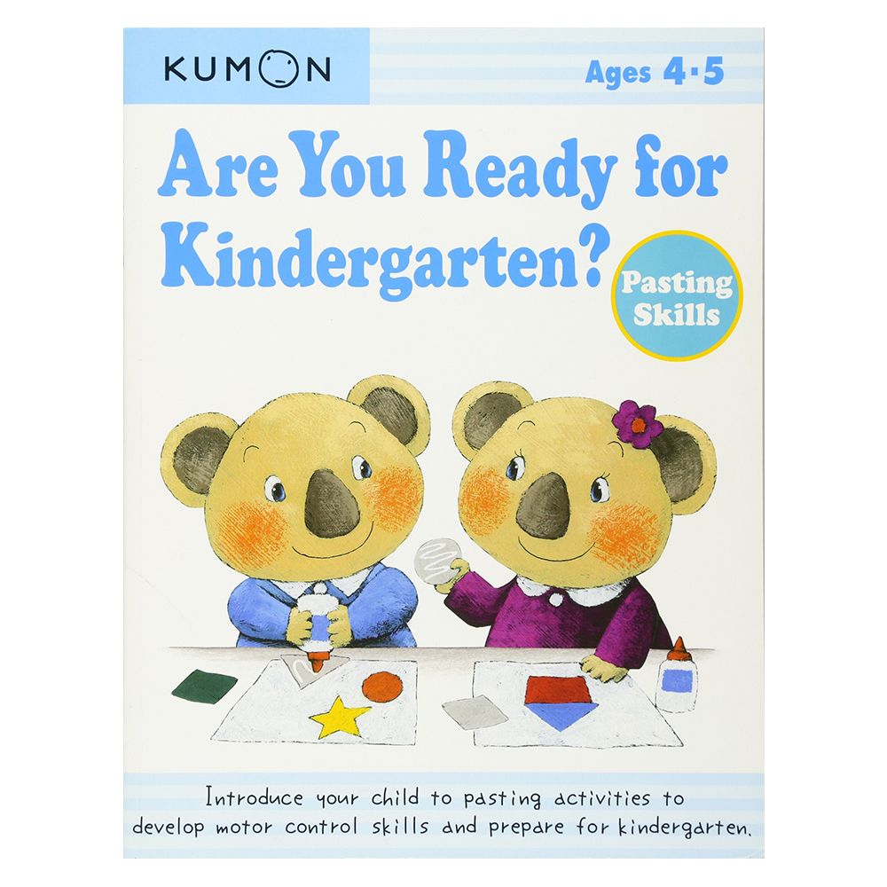 كتاب Are You Ready for Kindergarten - Pasting Skills