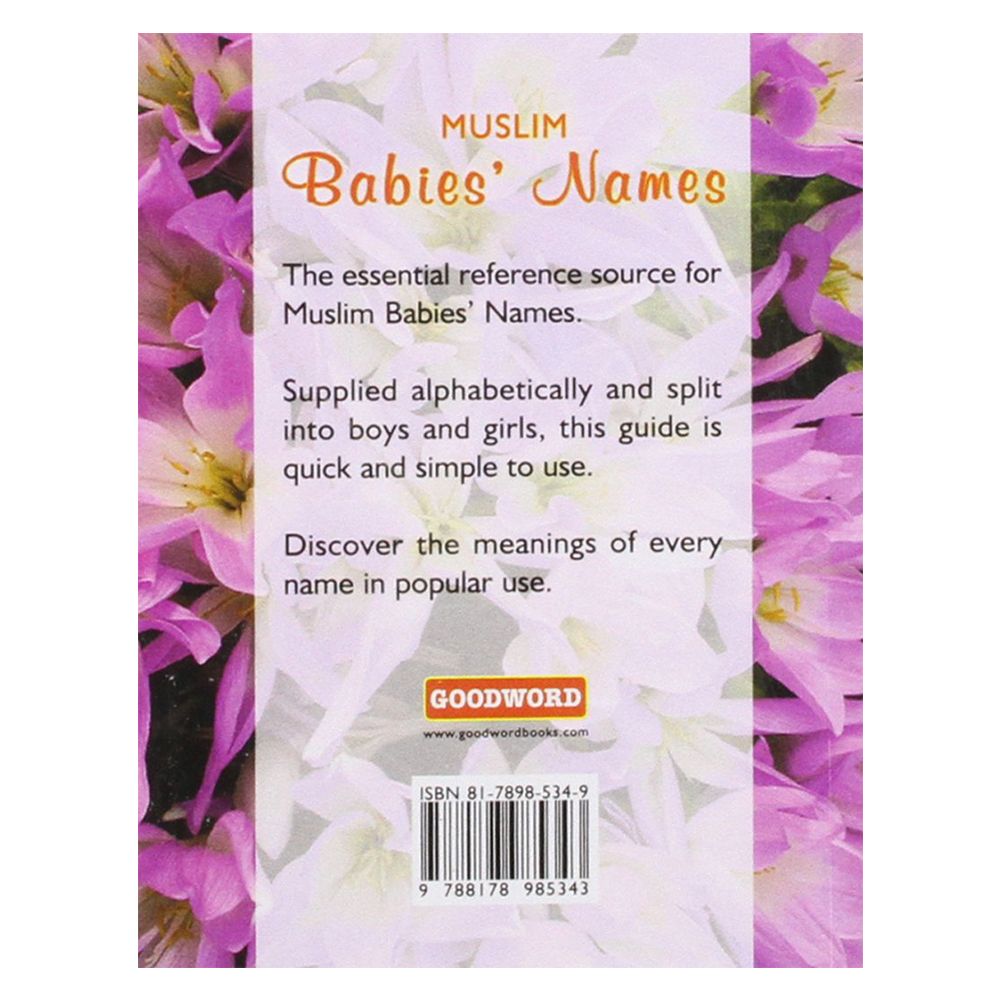 Muslim Babies' Names Book