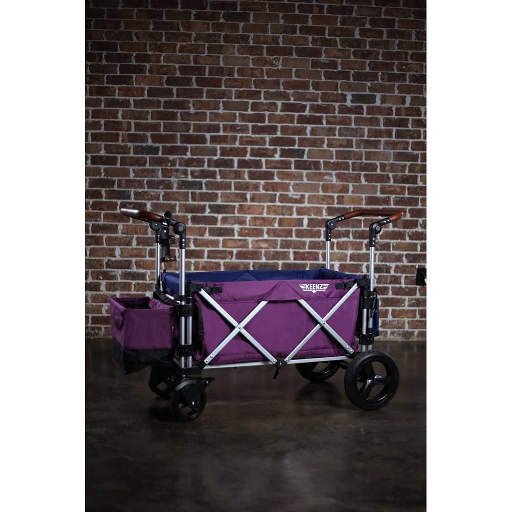 Keenz - 7S Deluxe Foldable Wagon-Stroller - Purple