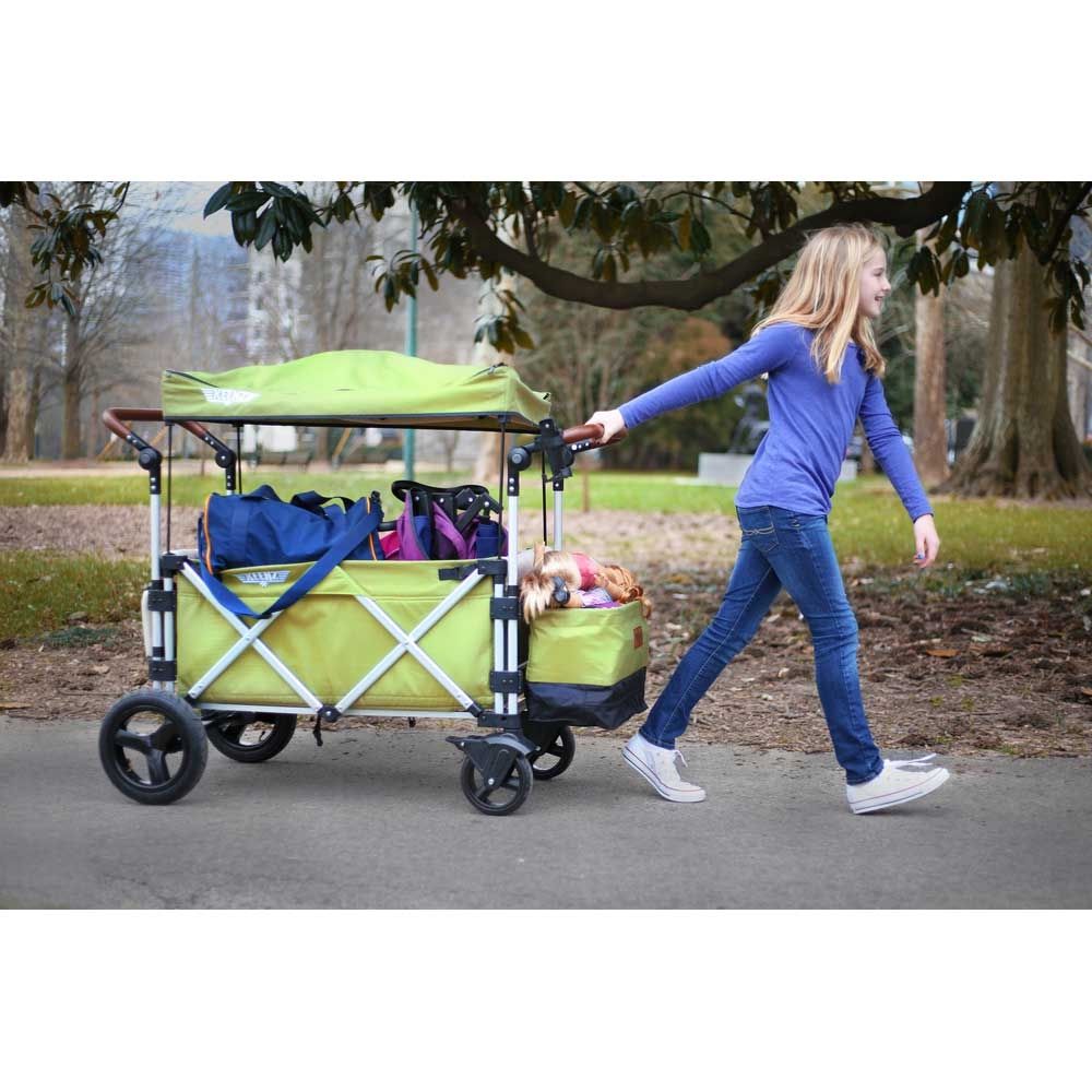 Keenz - 7S Deluxe Foldable Wagon-Stroller - Purple