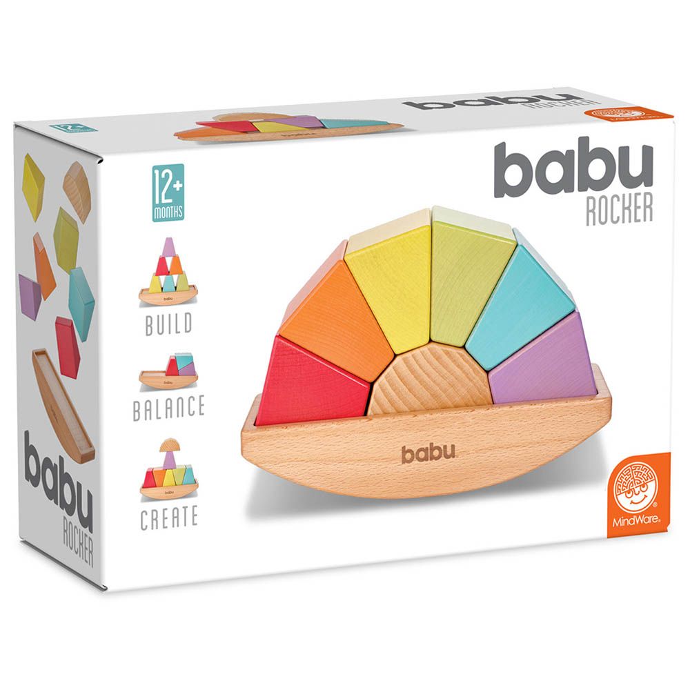 Babu - Rainbow Rocker Stacking Toy