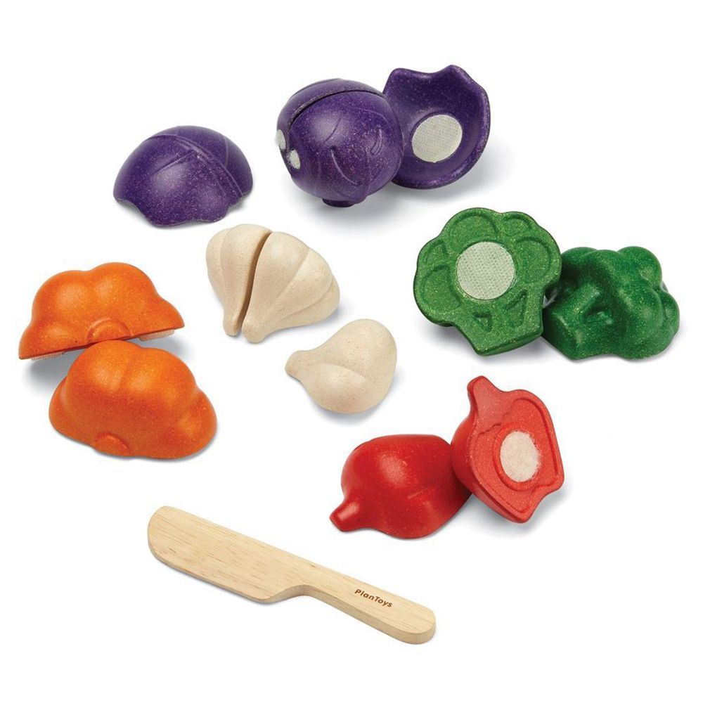 Plan Toys - 5 Colors Veggie Set