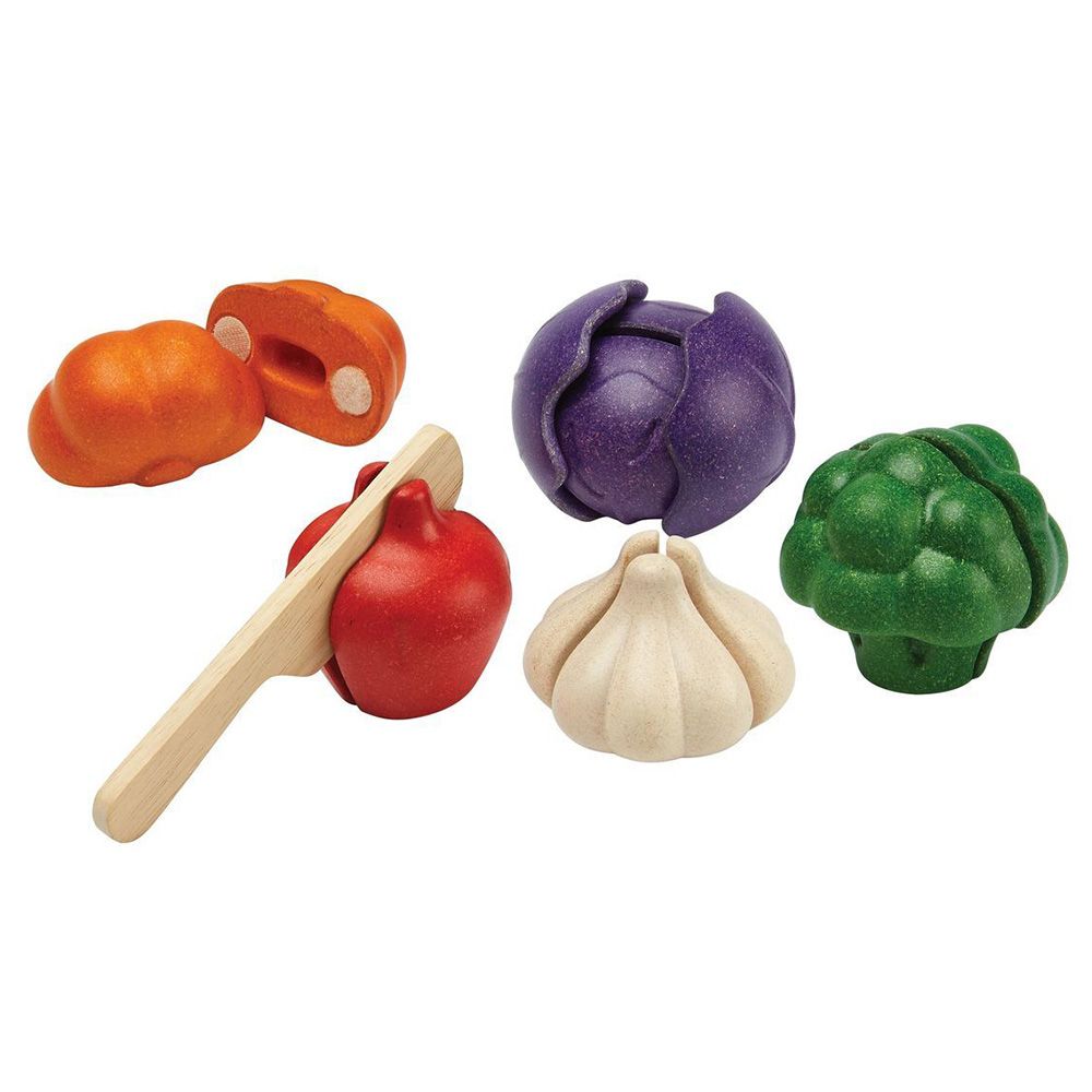 Plan Toys - 5 Colors Veggie Set