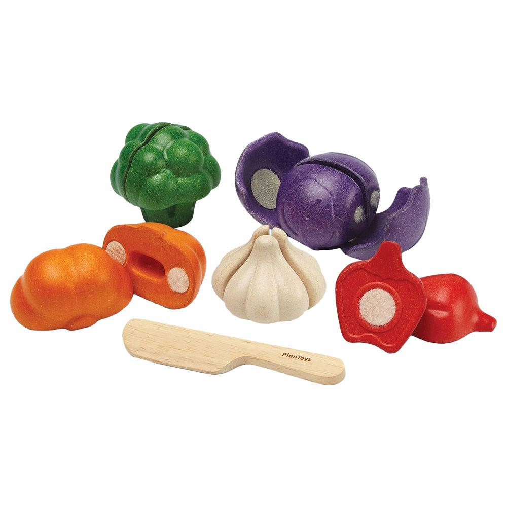 Plan Toys - 5 Colors Veggie Set