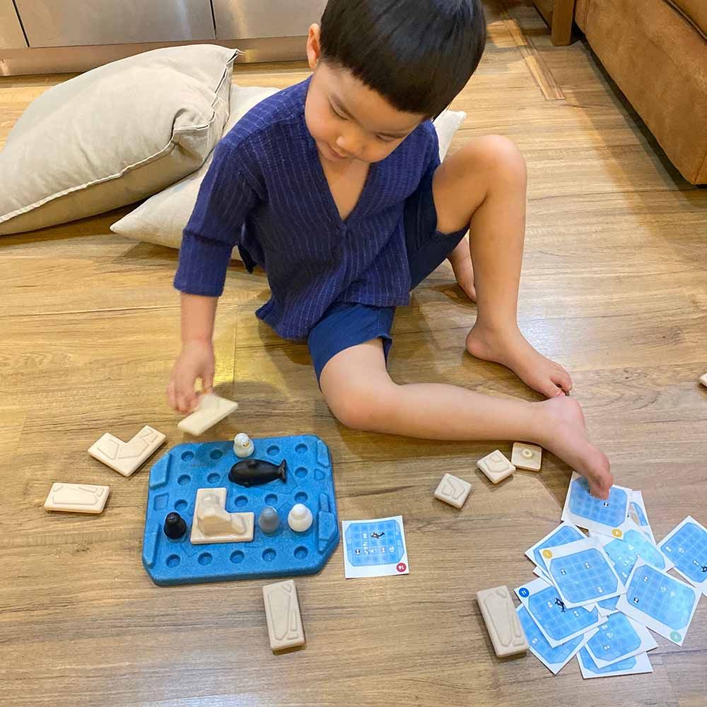 Plan Toys - Wooden Finding Penguin Game