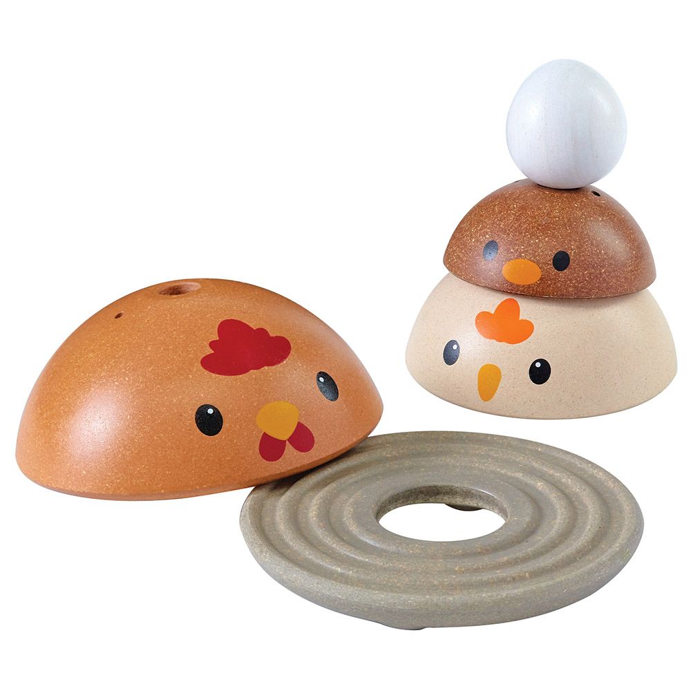 Plan Toys - Chicken Nesting - Rustic