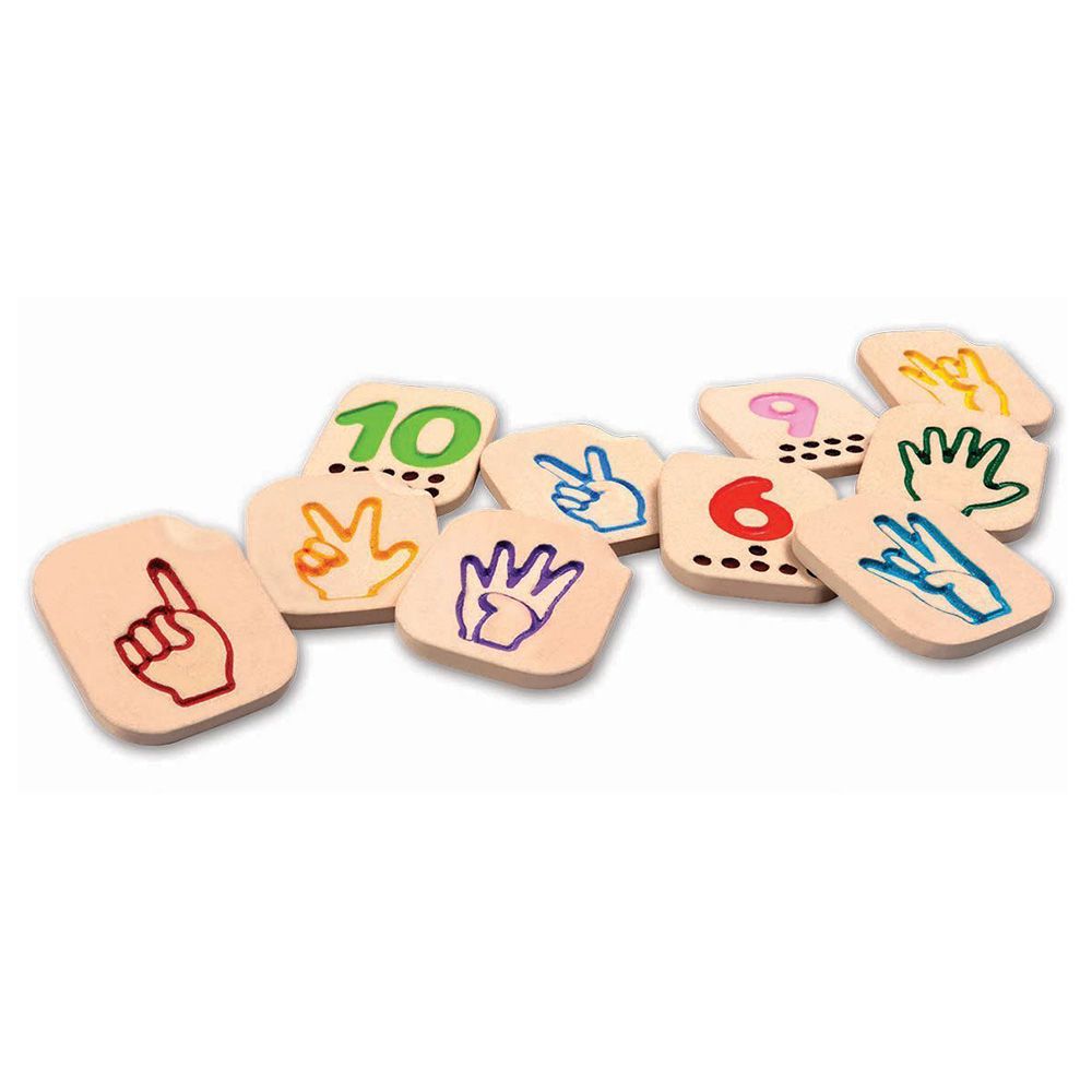 Plan Toys - Hand Sign Numbers 1-10