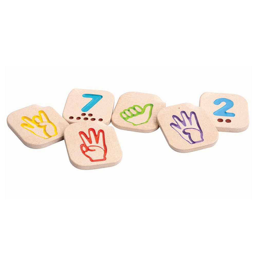 Plan Toys - Hand Sign Numbers 1-10