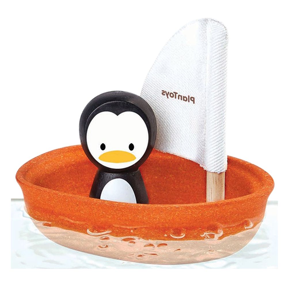 Plan Toys - Sailing Boat Penguin