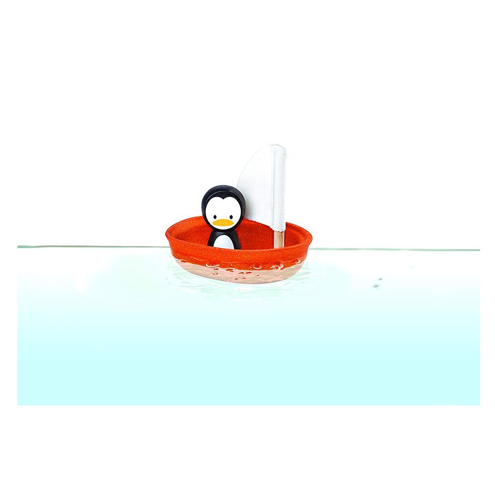 Plan Toys - Sailing Boat Penguin