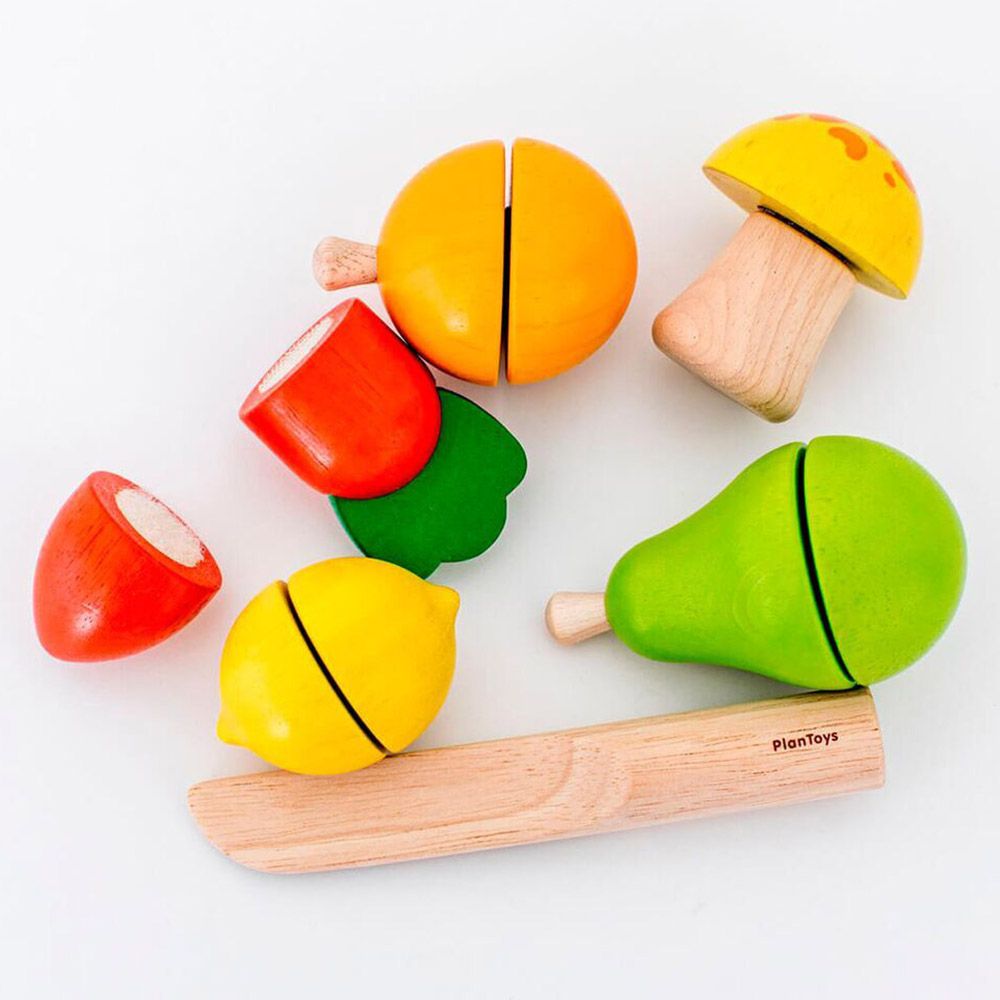 Plan Toys - Fruit & Vegetable Play Set