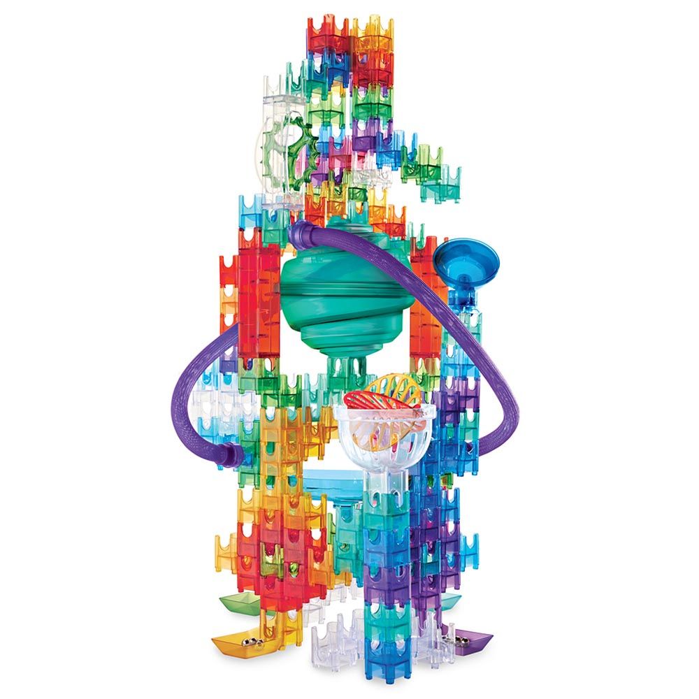 Mindware - Q-Ba-Maze - Ultimate Stunt Marble Run Set 