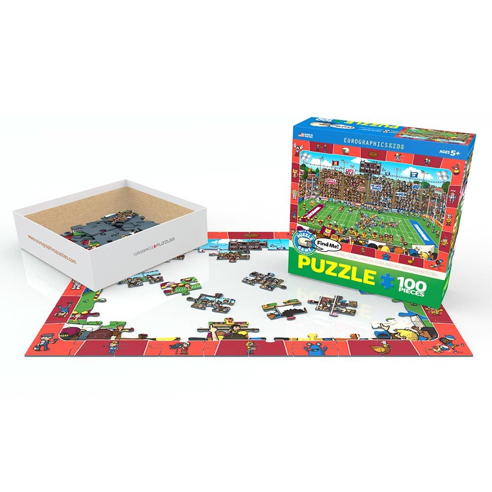 Eurographics - Spot & Find Football 100-Piece Puzzle