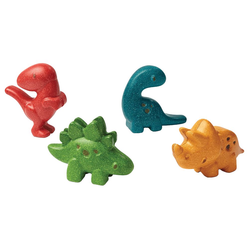 Plan Toys - Wooden Dino Set 4pcs