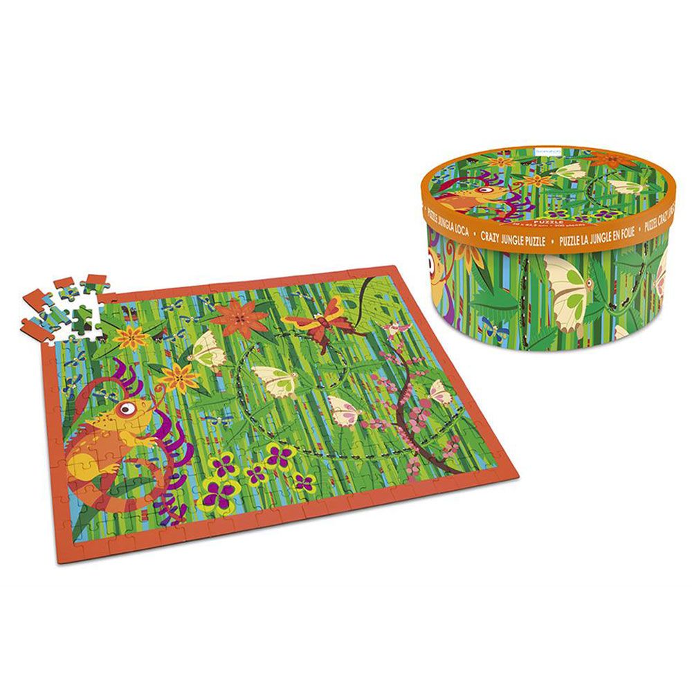 Scratch - Scratch Puzzle 200pcs - Crazy Jungle