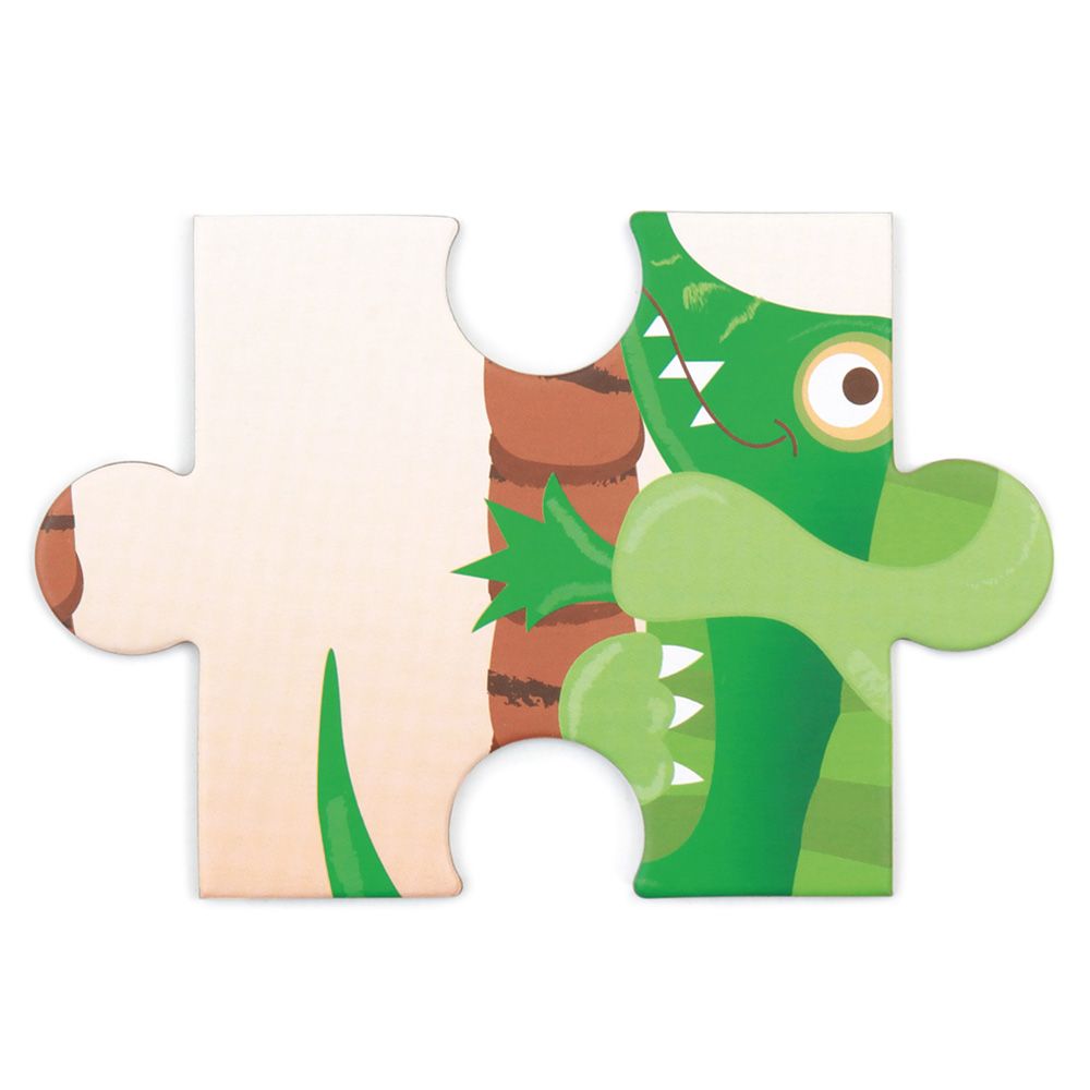 Scratch Europe - Crocodile Contour Puzzle - 36pc