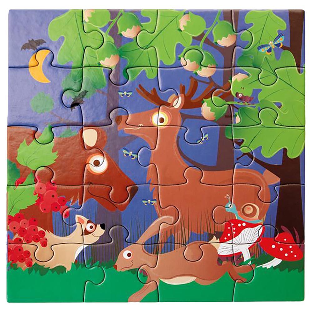 Scratch Europe - Magnetic Puzzle Book To Go - Forest Life 20pcs