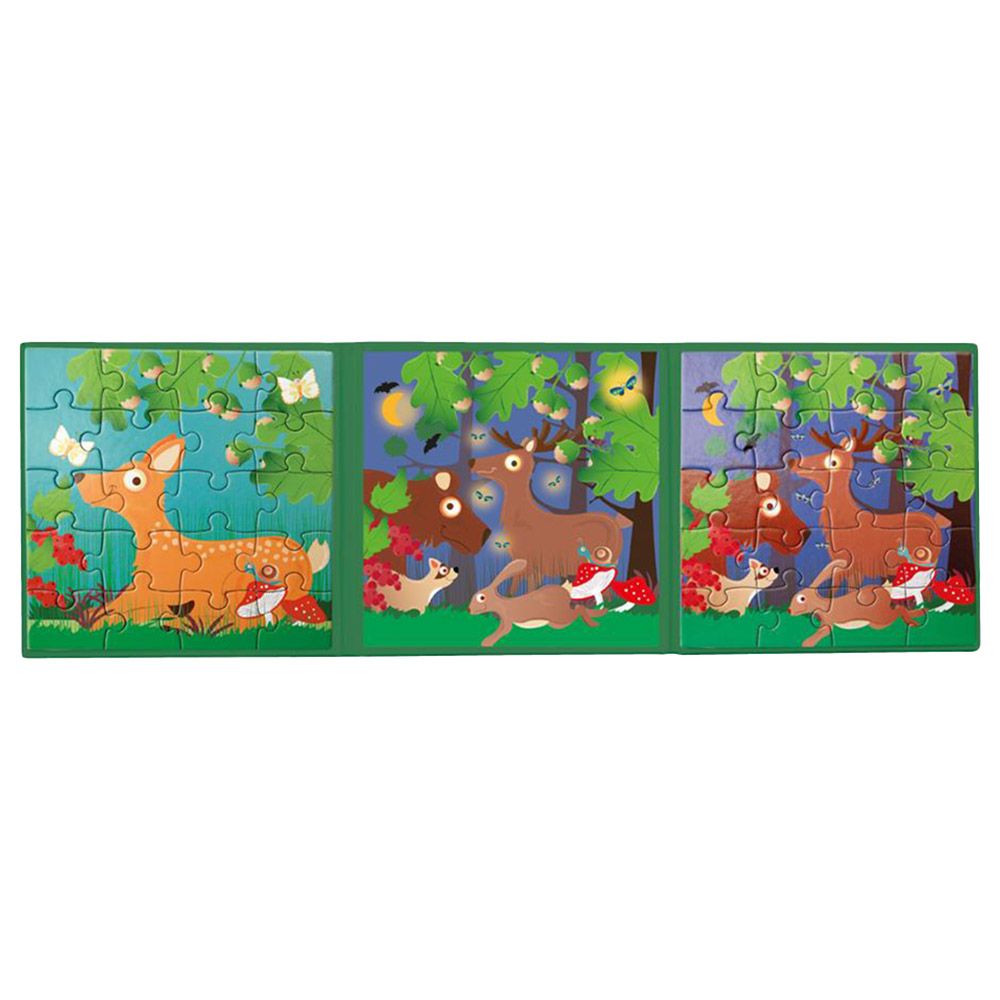 Scratch Europe - Magnetic Puzzle Book To Go - Forest Life 20pcs