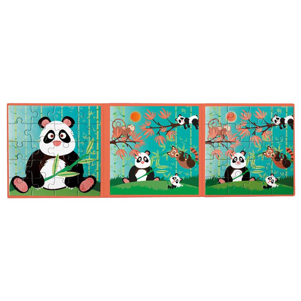 Scratch Europe - Magnetic Puzzle Book To Go - Panda 20pcs