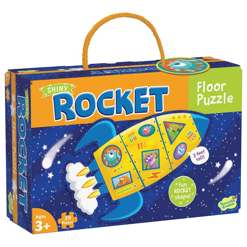 Peaceable Kingdom - Floor Rocket Puzzle - 39pcs