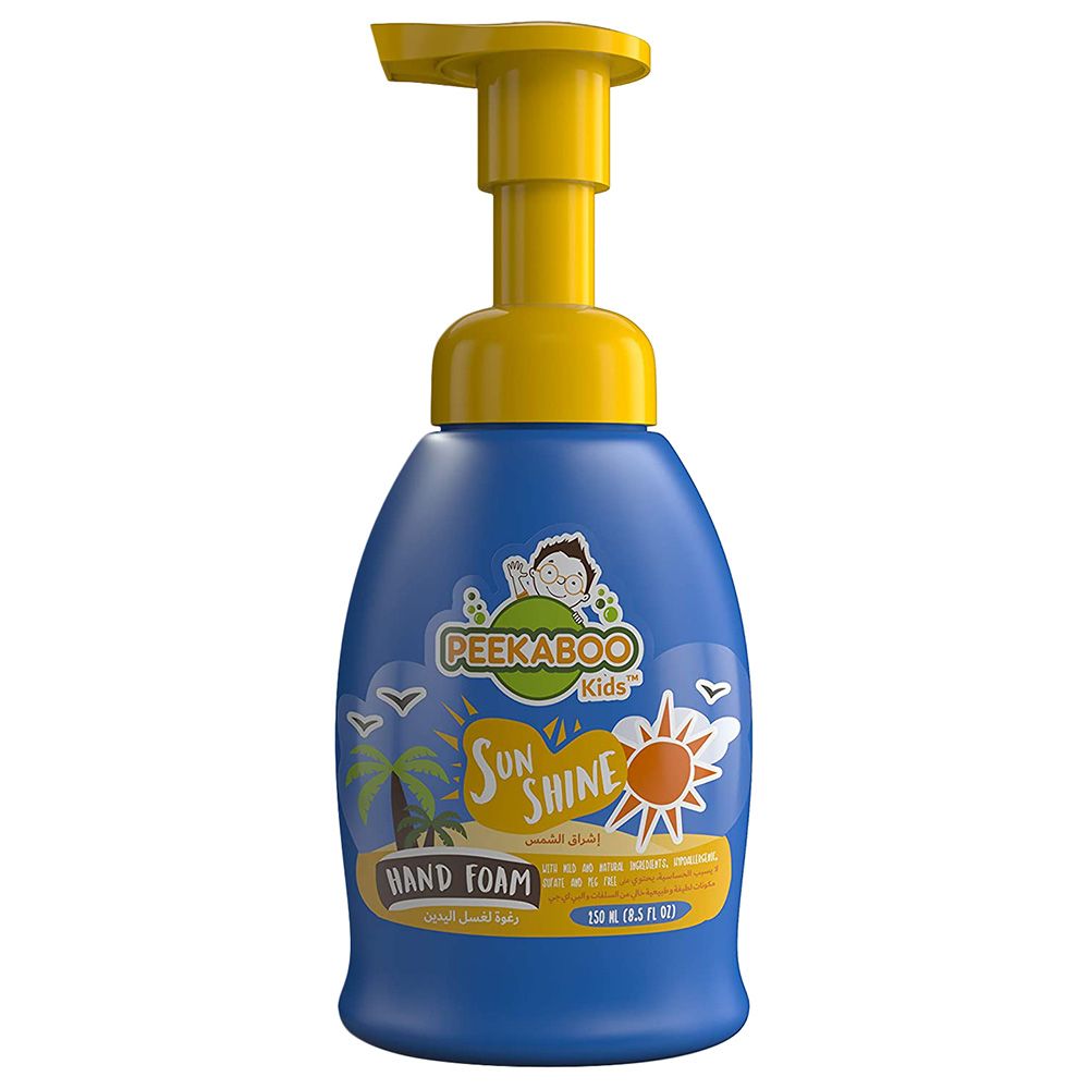 Peekaboo - Kids Hand Mousse 250ml Foam 4 Fun - Sunshine