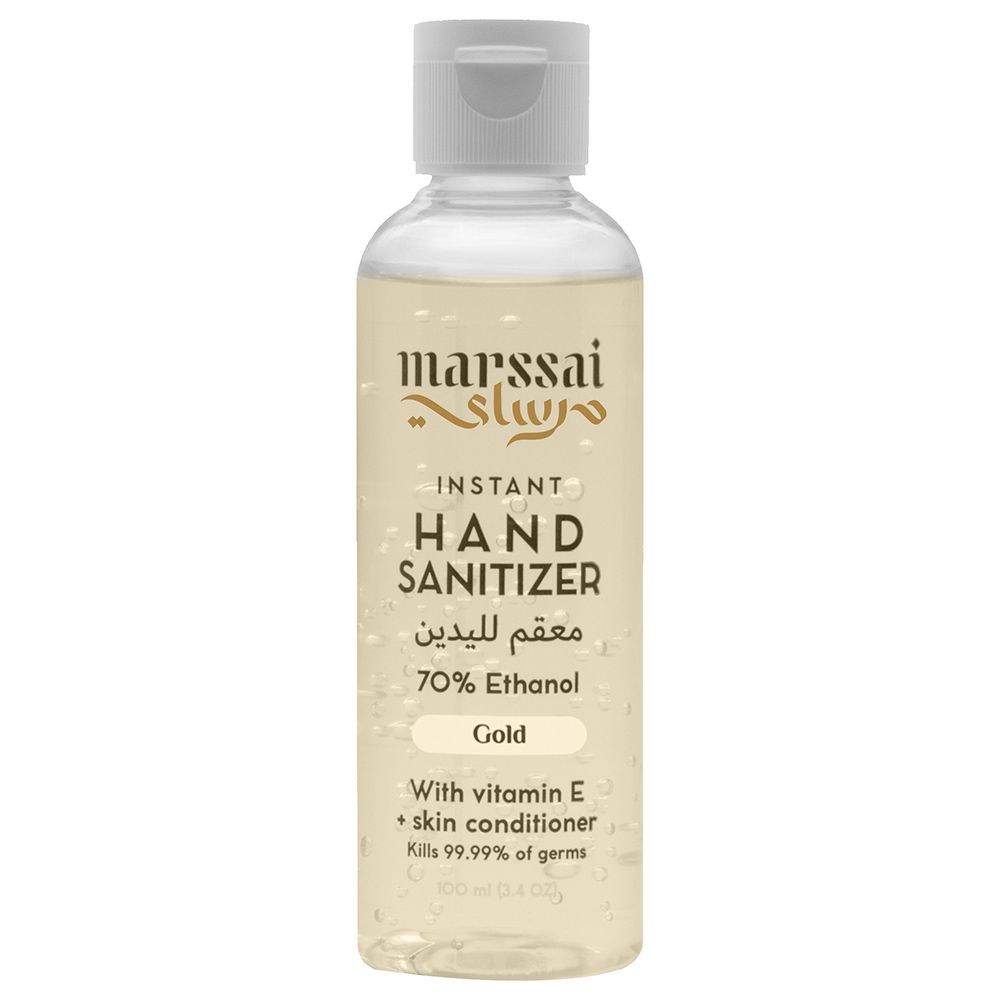 Marssai Instant Hand Sanitizer W/ Gold 100 ml