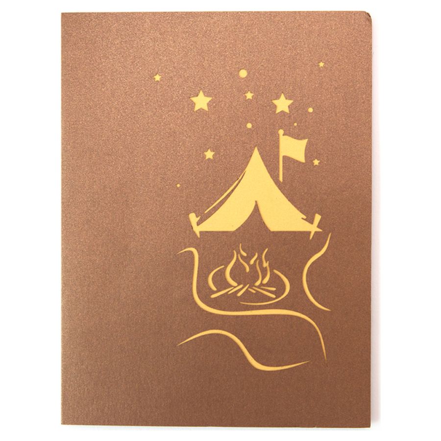 Abra Cards - Campfire with tent