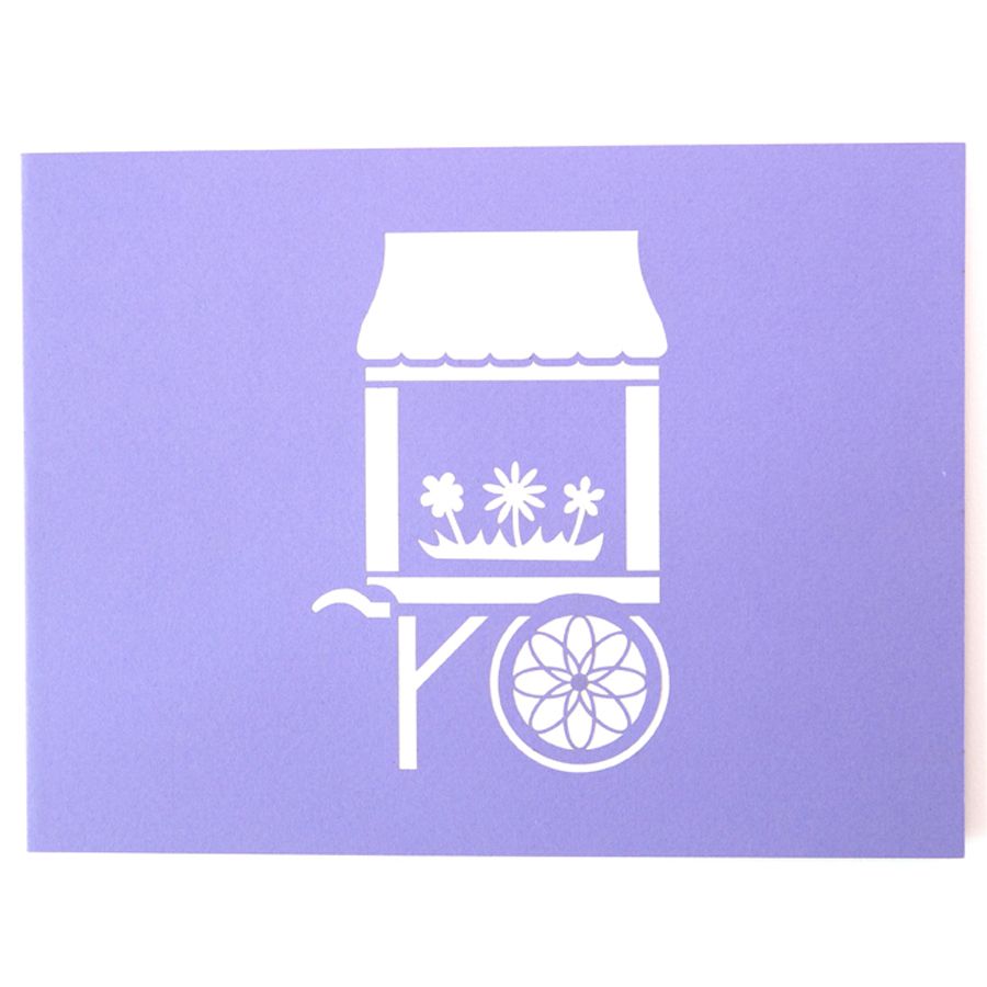 Abra Cards - Flower Cart