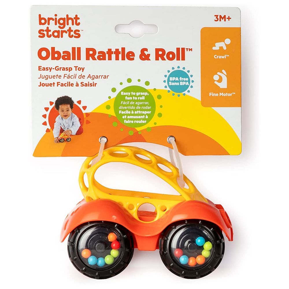 Oball - Rattle & Roll Toy 1pc - Assorted