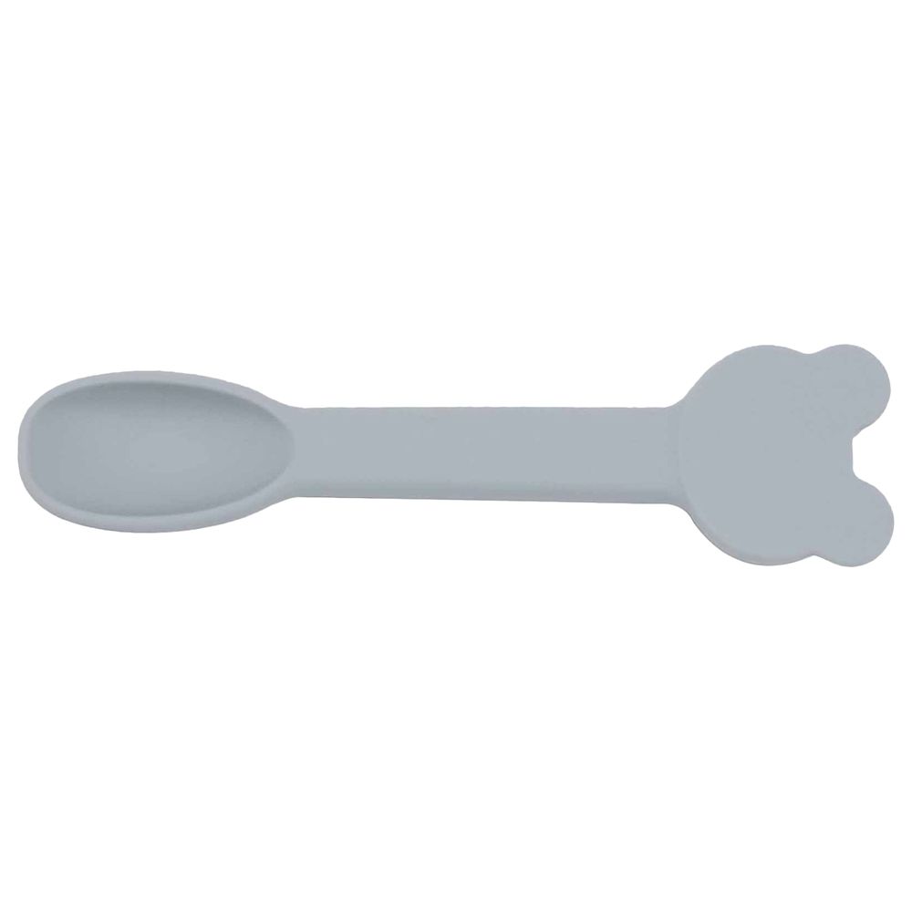 Cherubs - Silicone Baby Feeding Plate Set - Grey