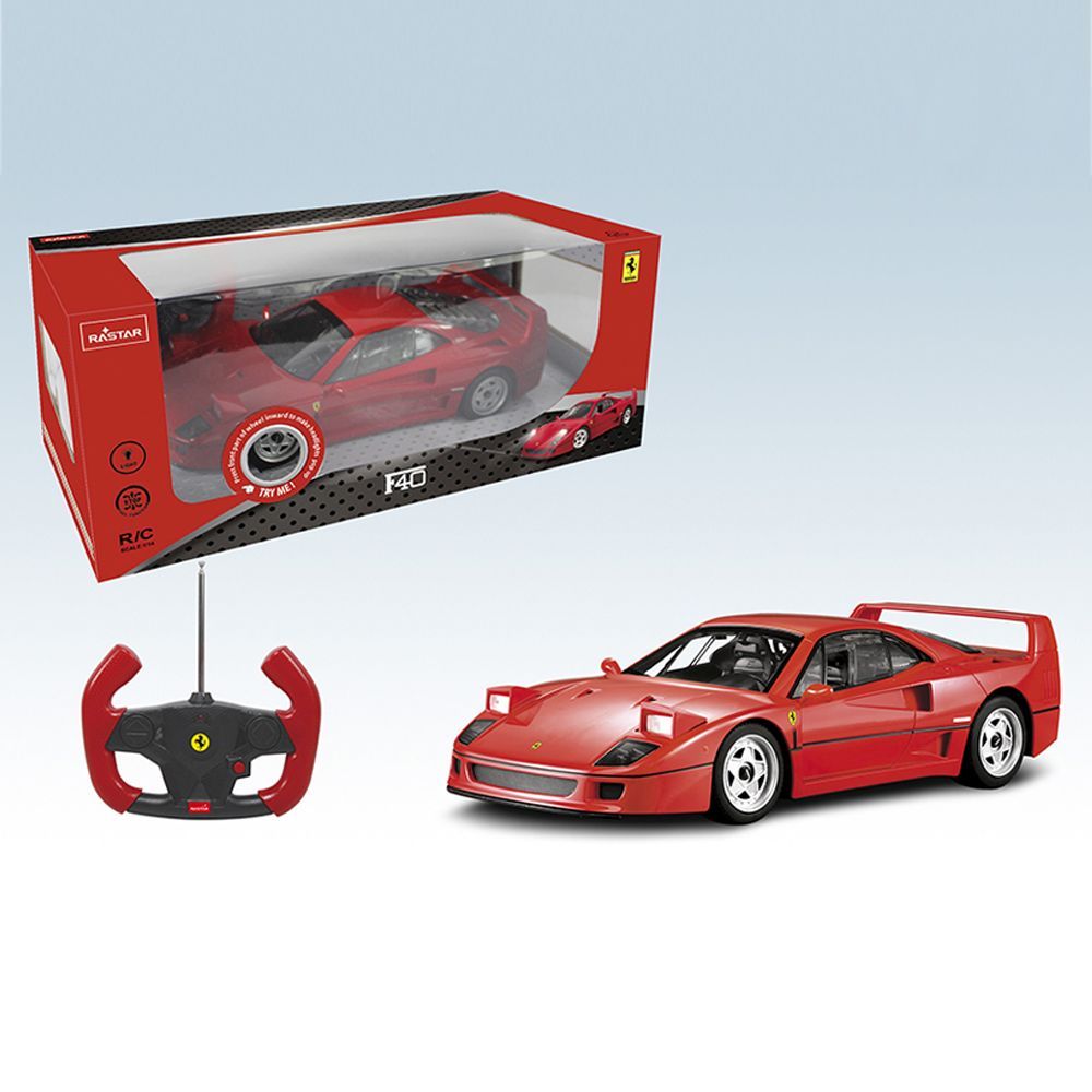 RASTAR - 1:14 Ferrari F40 RC Car - Red