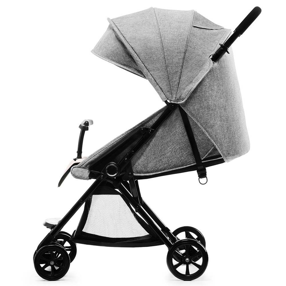 Kinderkraft - Lite Up Stroller - Grey With Pink Padding