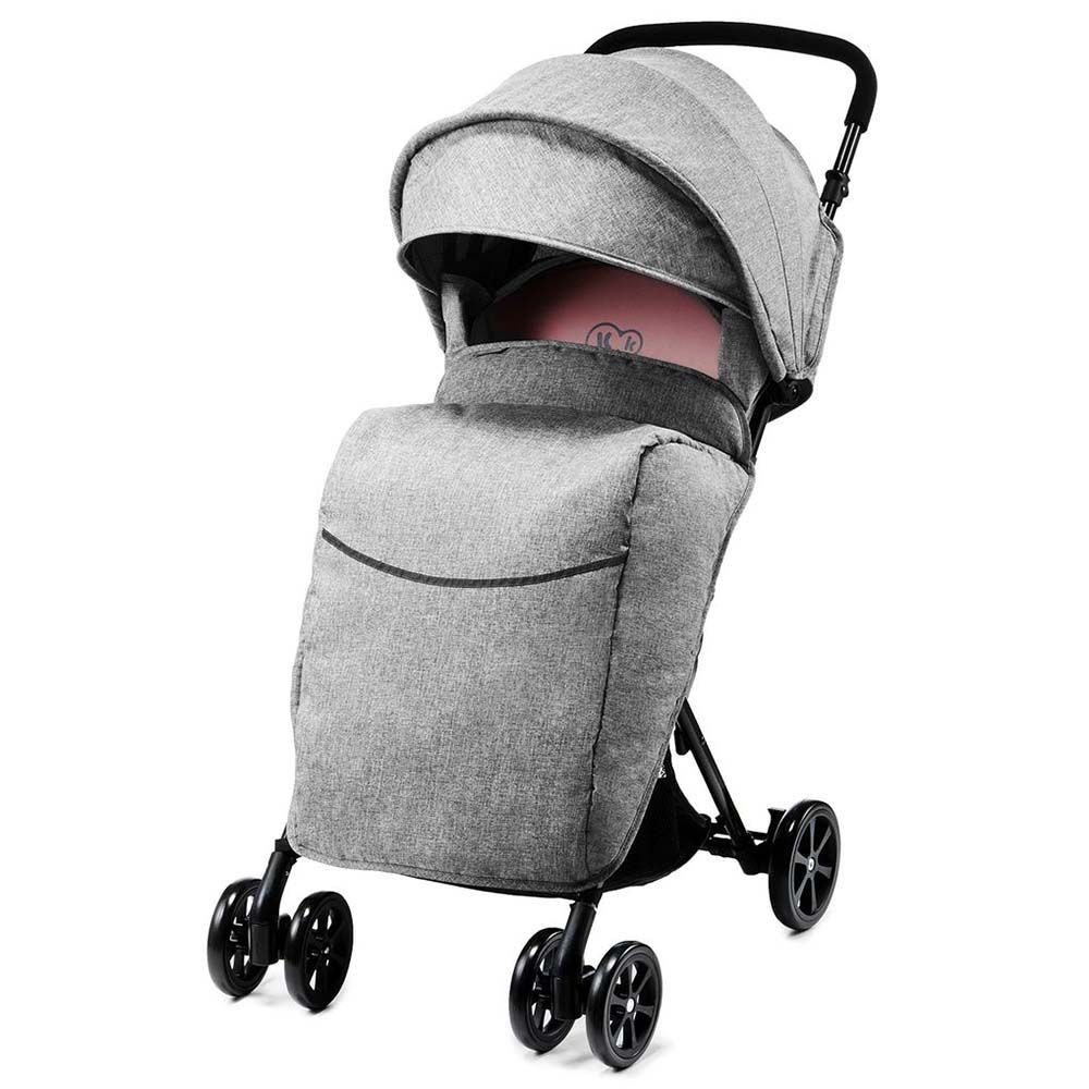 Kinderkraft - Lite Up Stroller - Grey With Pink Padding