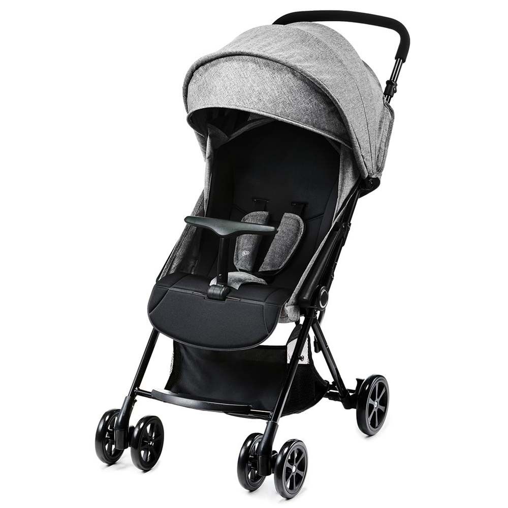 Kinderkraft - Lite Up Stroller - Grey With Pink Padding