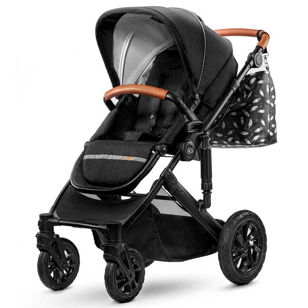 Kinderkraft - 2-in-1 Prime 20' Stroller + Bag - Black