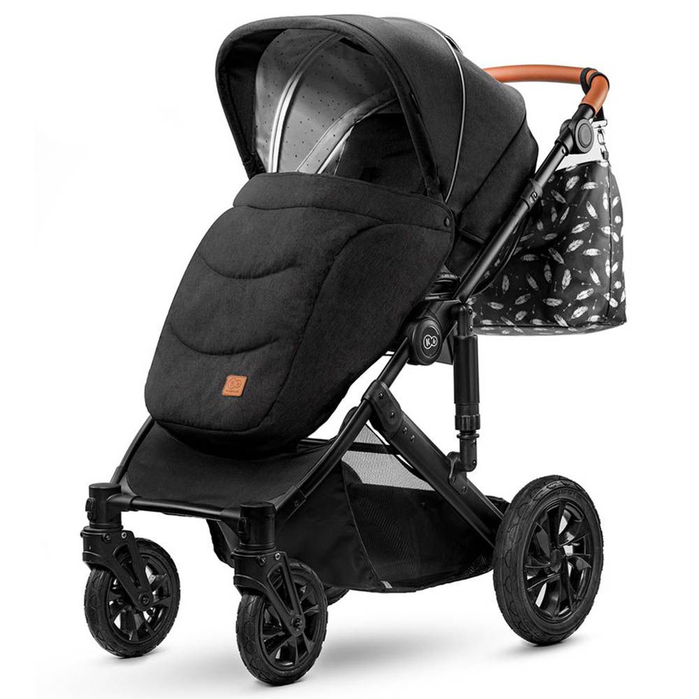 Kinderkraft - 2-in-1 Prime 20' Stroller + Bag - Black