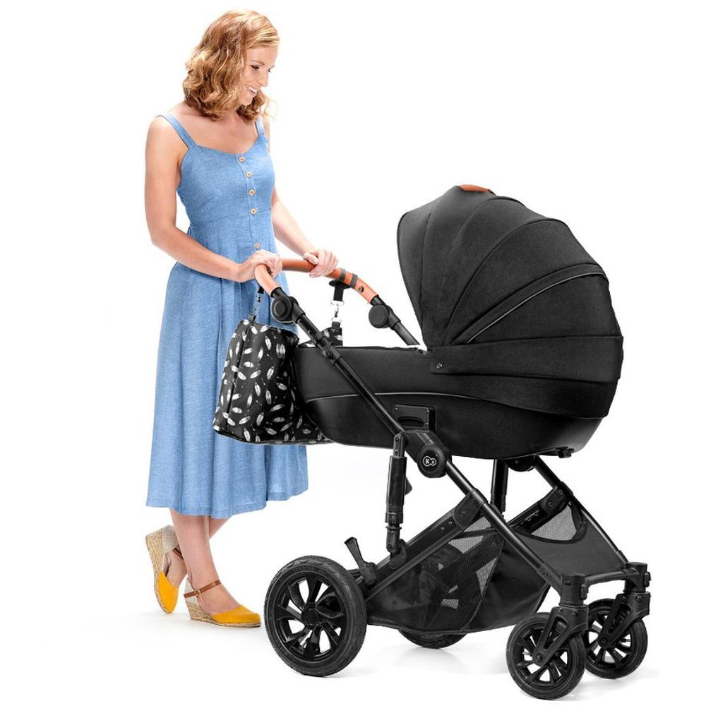 Kinderkraft - 2-in-1 Prime 20' Stroller + Bag - Black