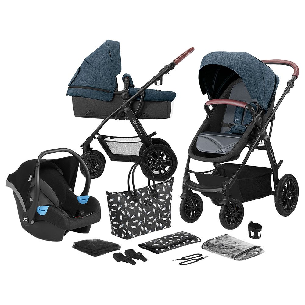 Kinderkraft - Xmoov 3-in-1 - Travel System - Denim