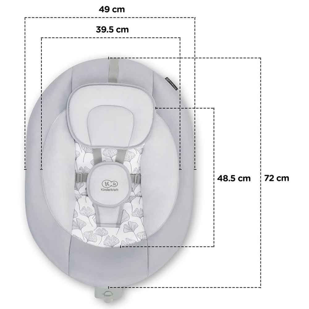 Kinderkraft - Luli Baby Rocker - Grey