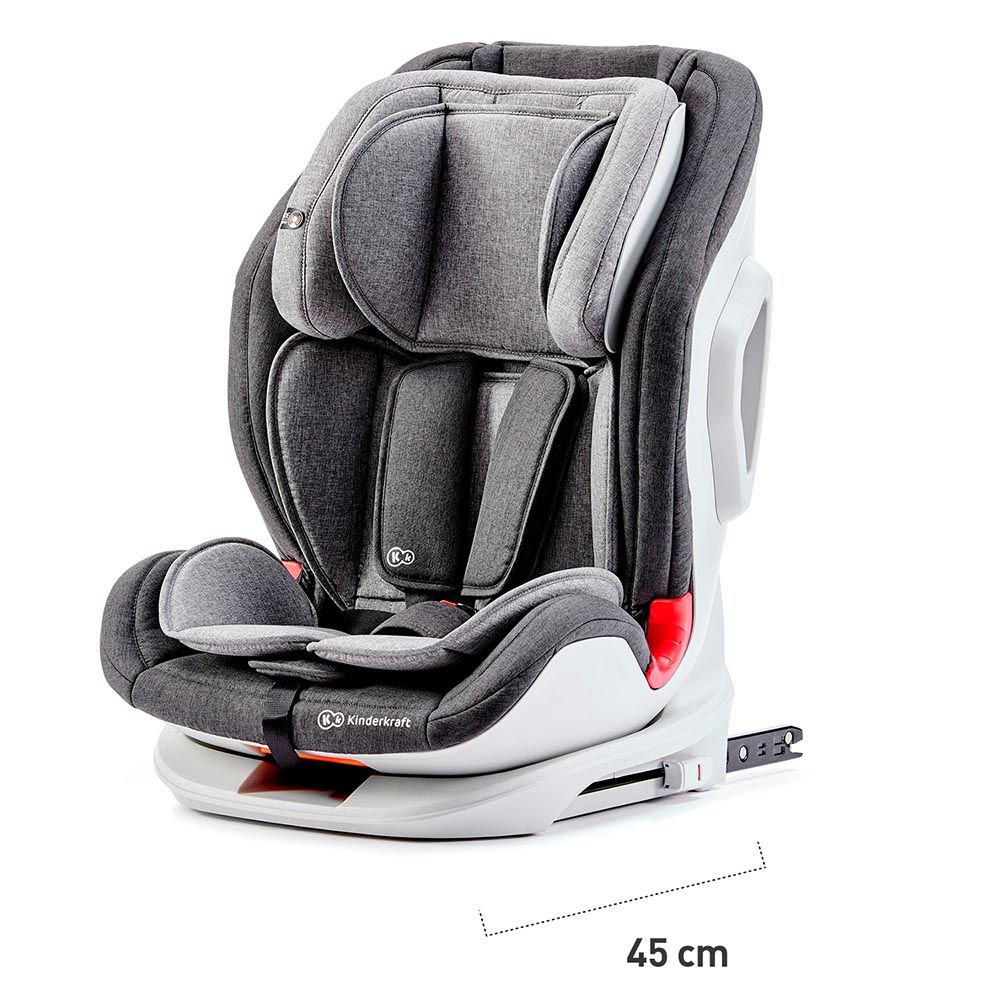 Kinderkraft - Car Seat Oneto3 - Isofix System - Black/Grey