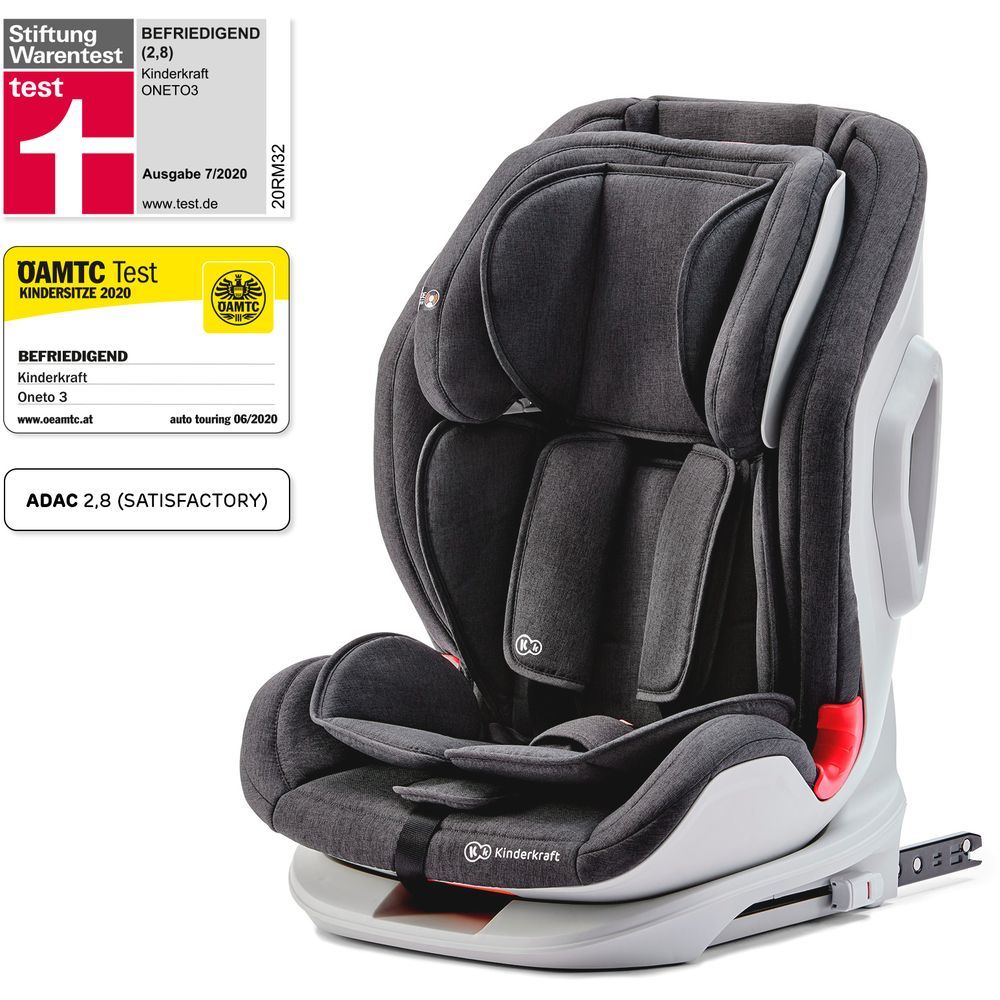 Kinderkraft - Car Seat Oneto3 - Isofix System - Black