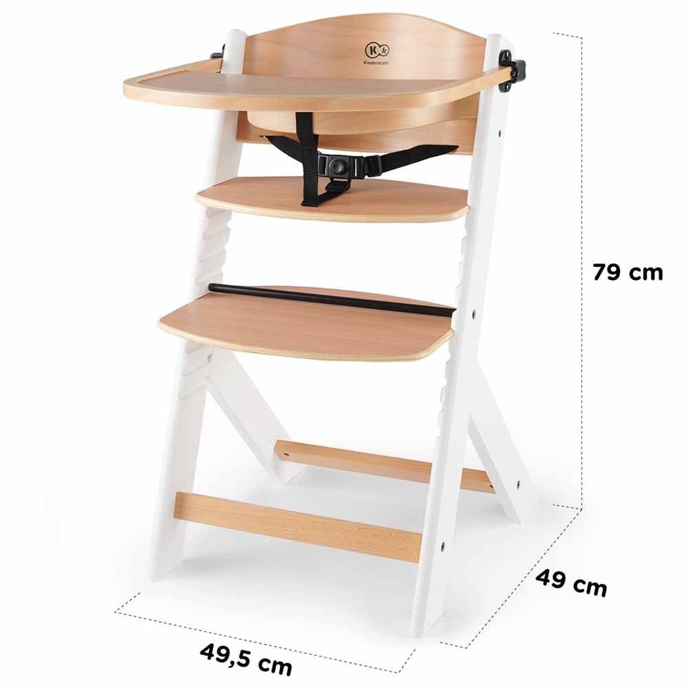 Kinderkraft - Enock High Chair - Wooden