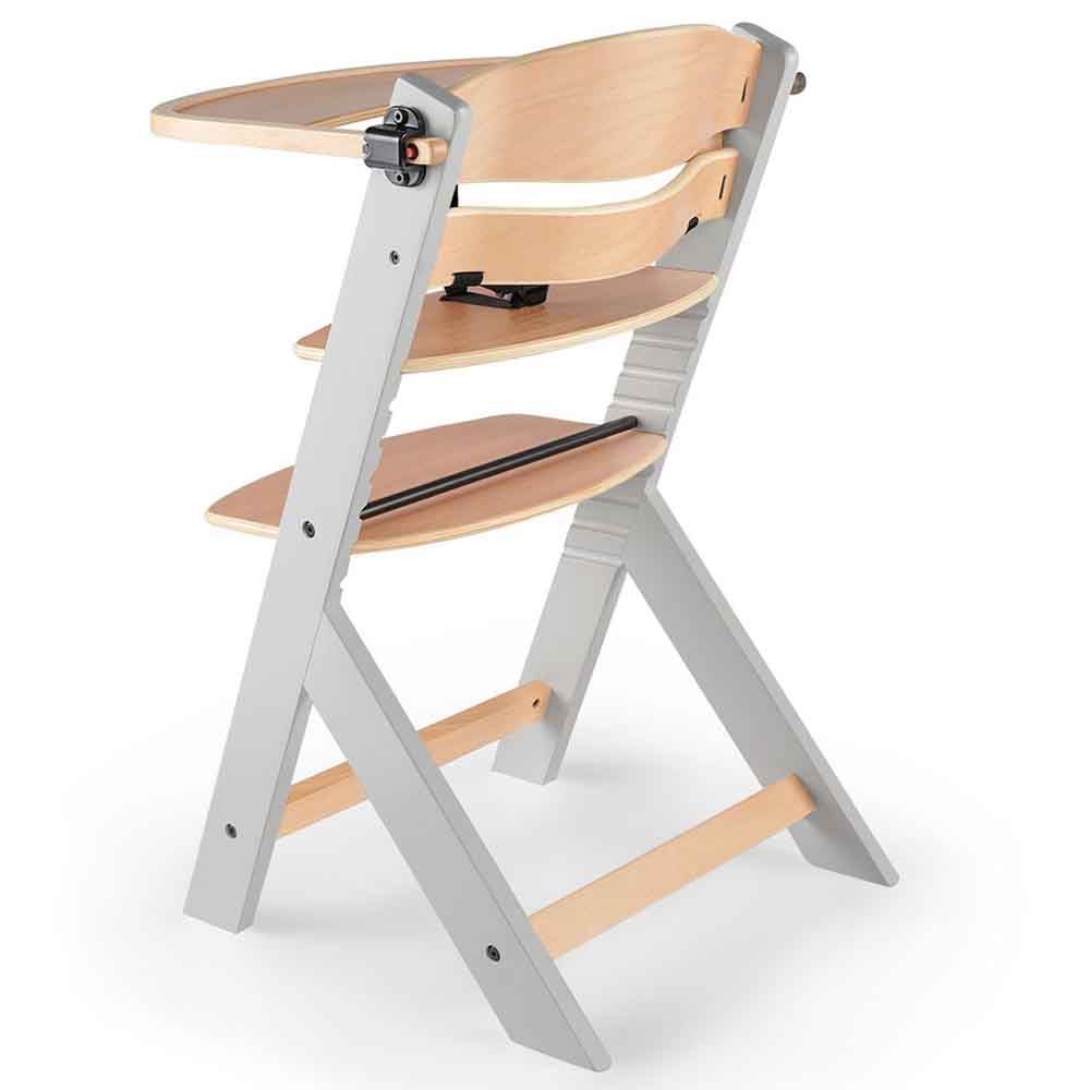 Kinderkraft - Enock Wooden High Chair - Grey Legs