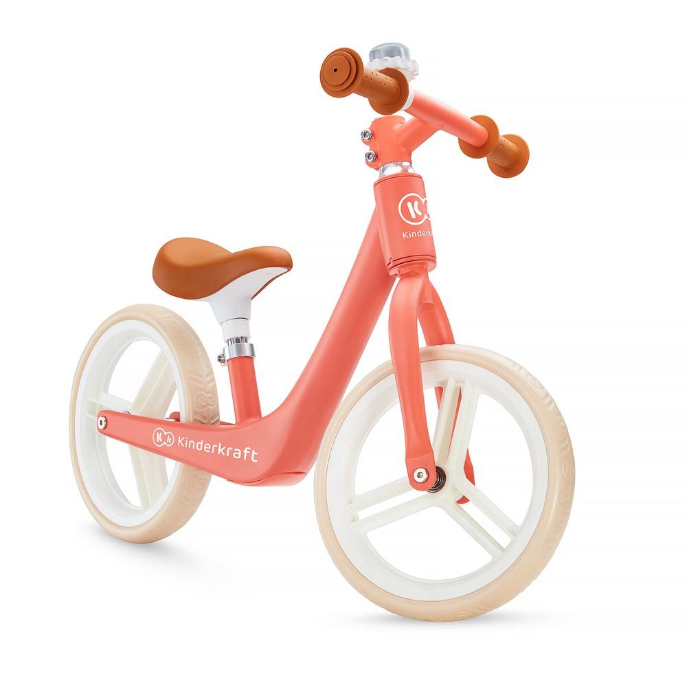 Kinderkraft - Fly Plus Balance Bike - Magic Coral (Exclusive)