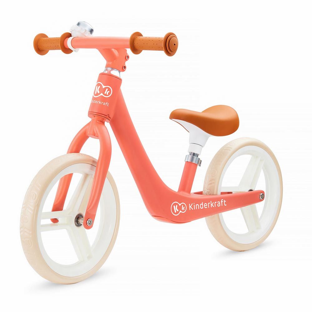 Kinderkraft - Fly Plus Balance Bike - Magic Coral (Exclusive)